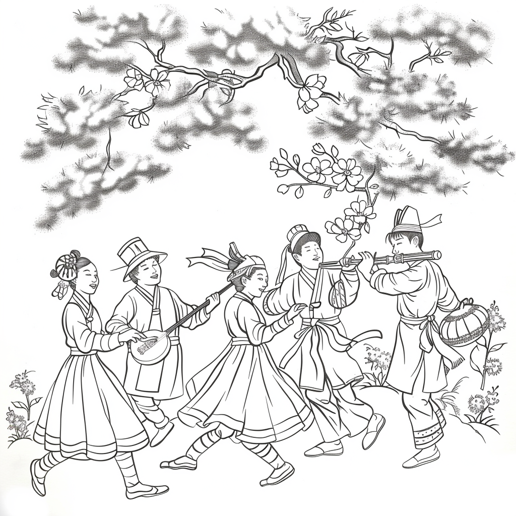 Harmony of Spring: A Traditional Korean Ensemble
