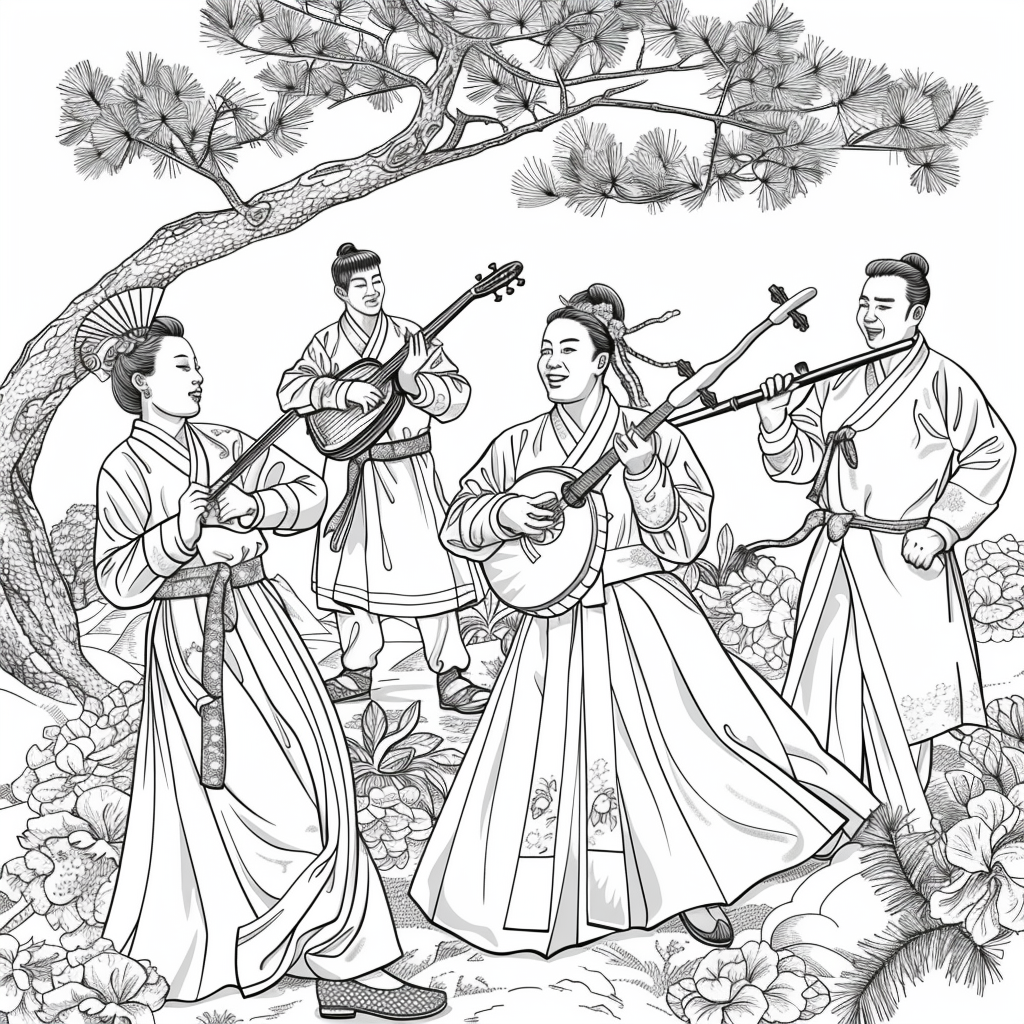 Harmony of Spring: A Traditional Korean Ensemble