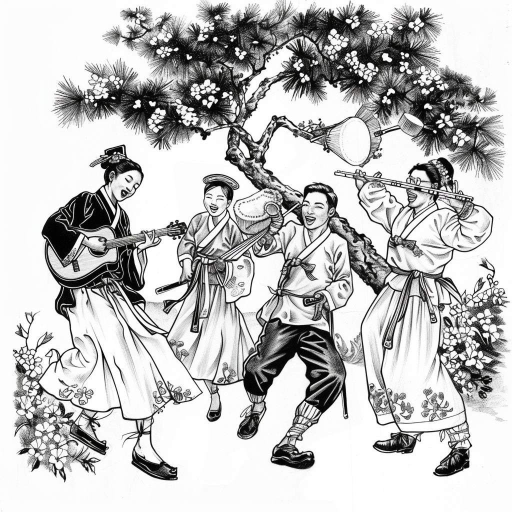 Harmony of Spring: A Traditional Korean Ensemble