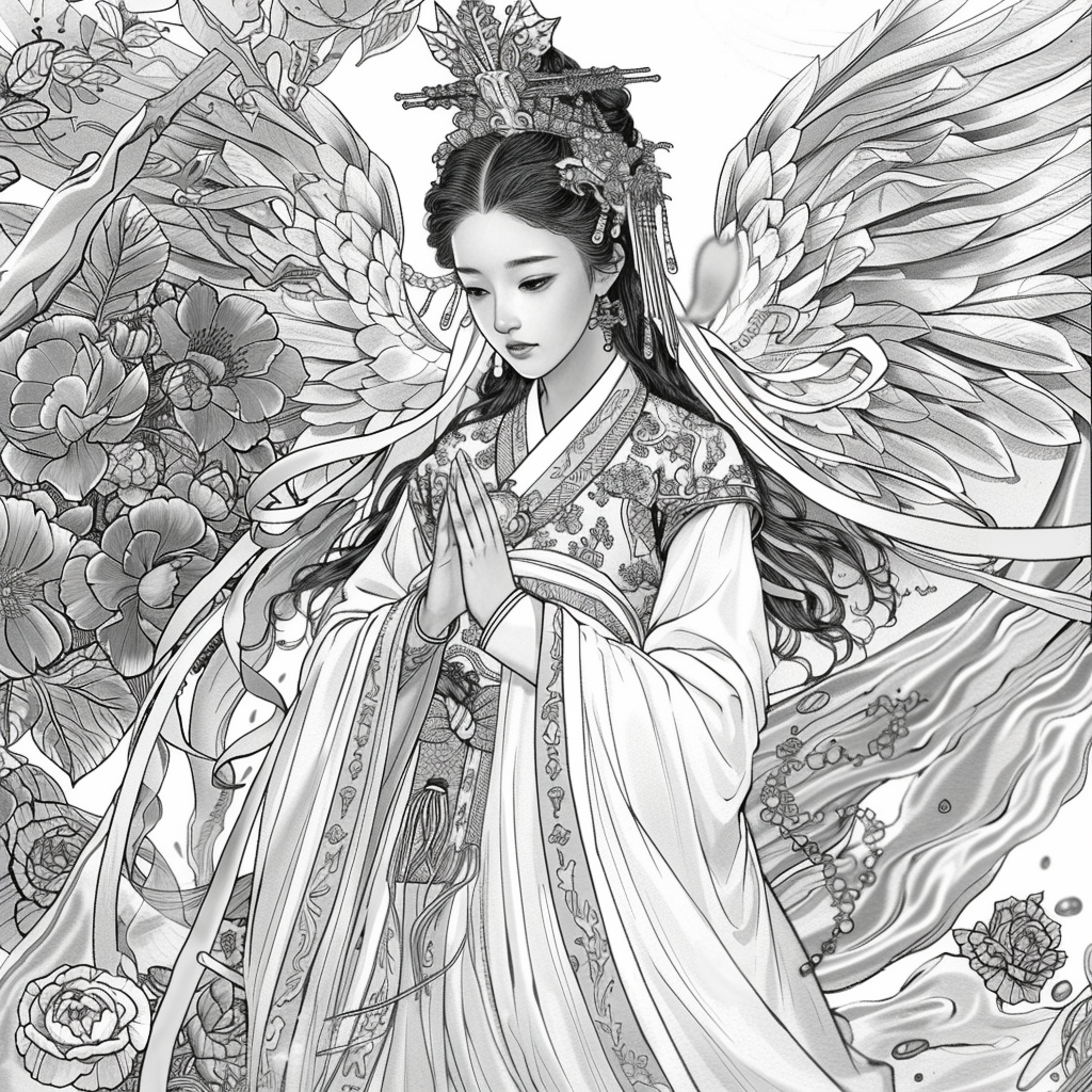The Serene Guardian of Heavenly Grace
