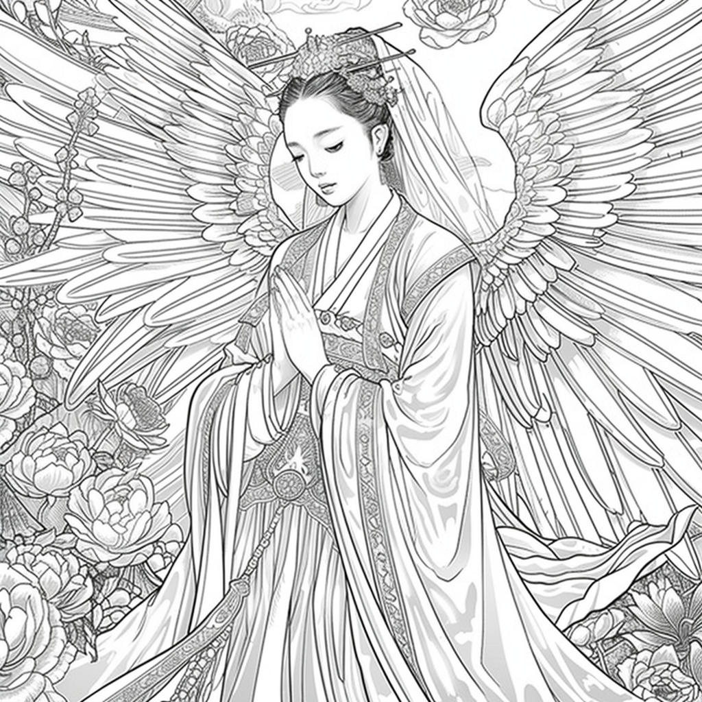 The Serene Guardian of Heavenly Grace