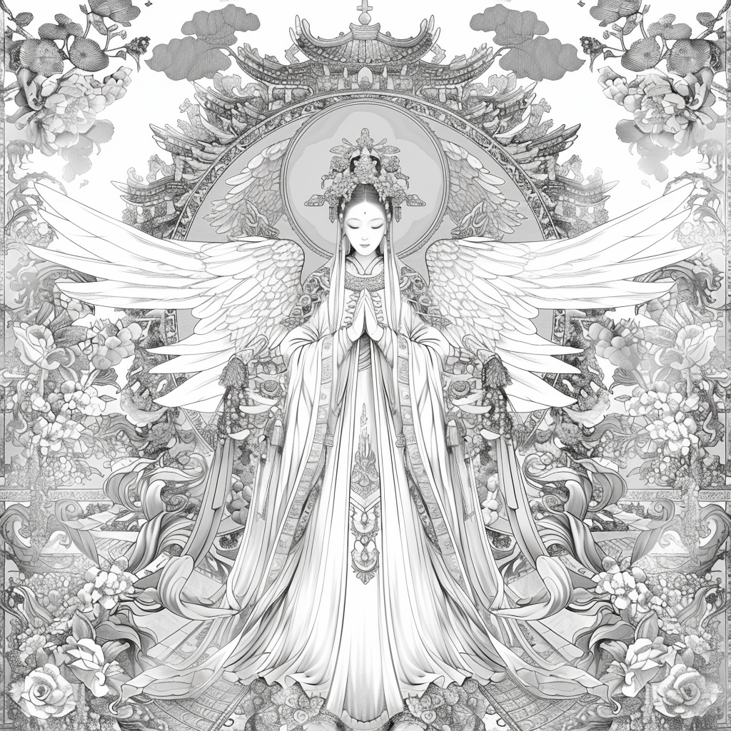 The Serene Guardian of Heavenly Grace