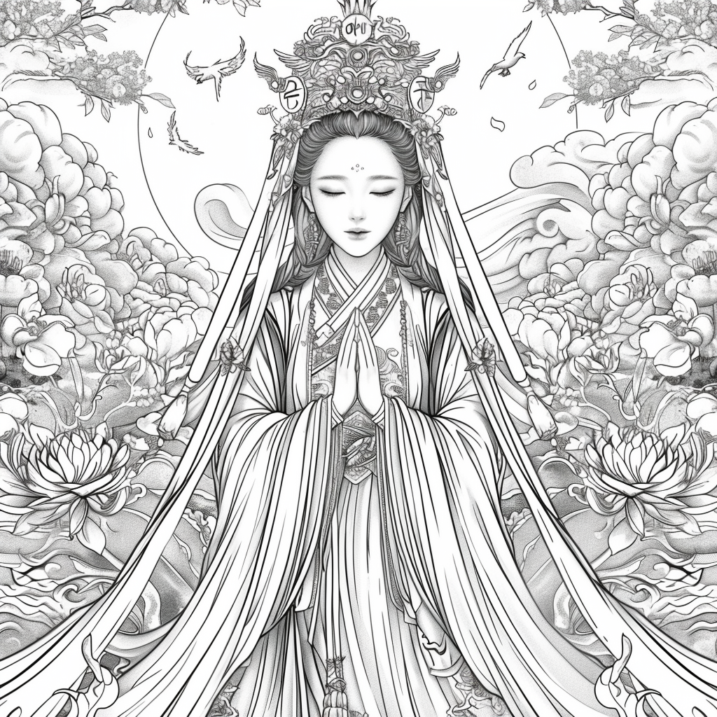 The Serene Guardian of Heavenly Grace