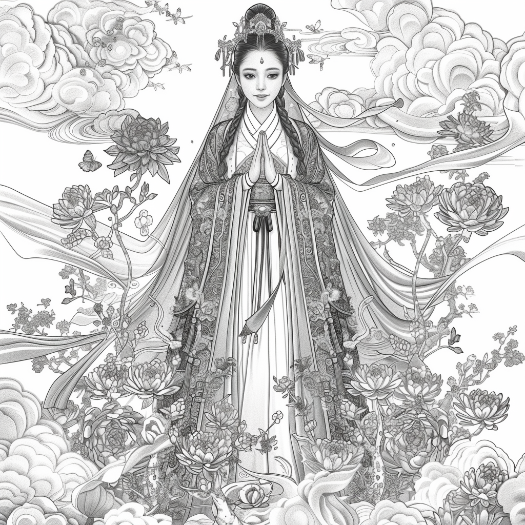 The Serene Guardian of Heavenly Grace