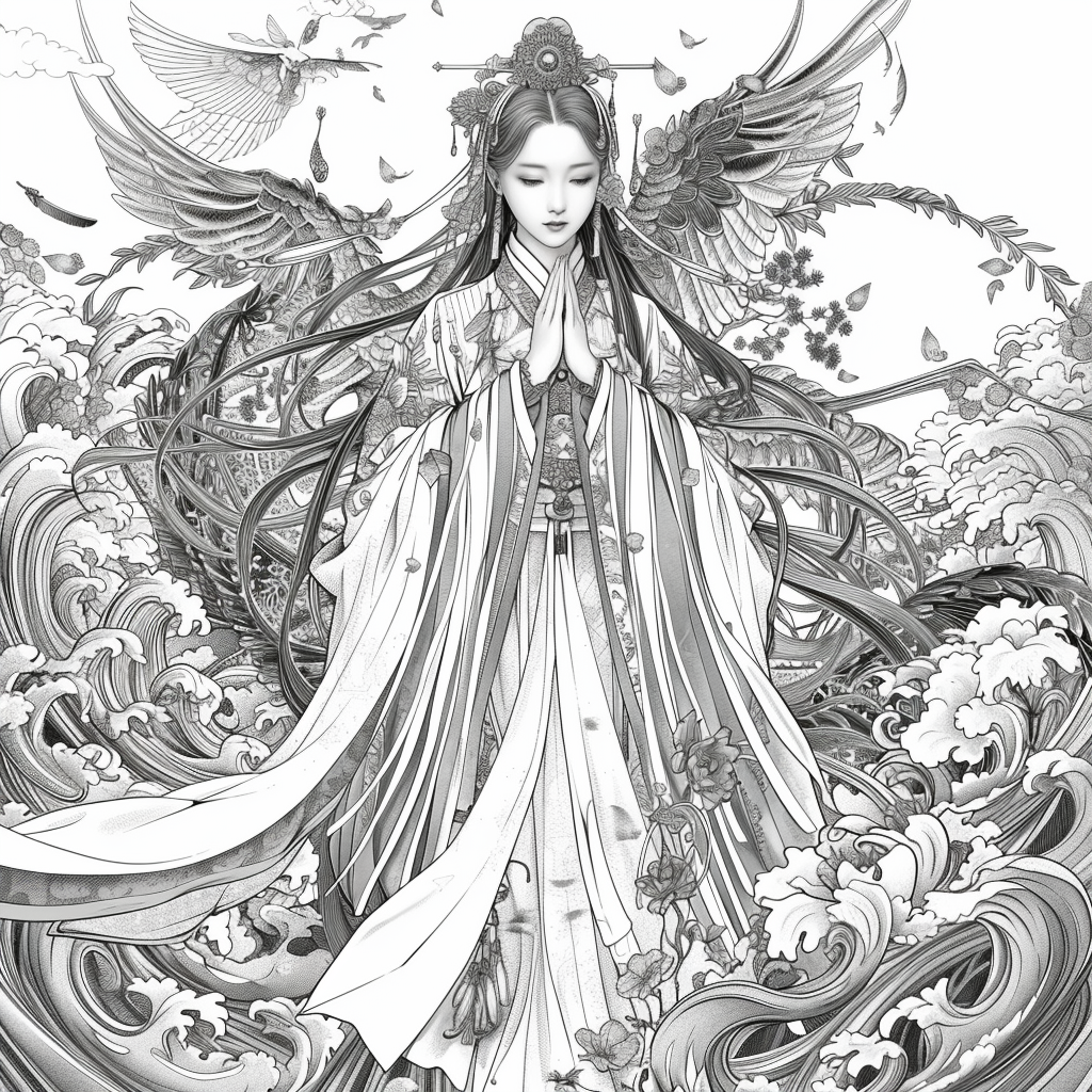 The Serene Guardian of Heavenly Grace