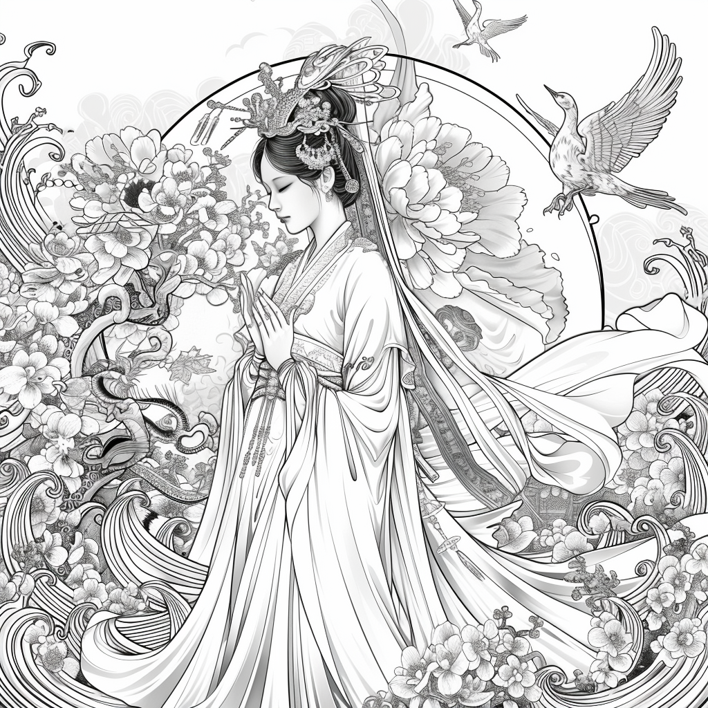 The Serene Guardian of Heavenly Grace