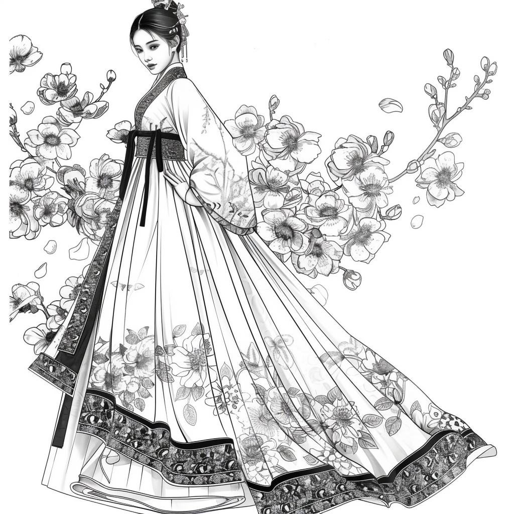 Ethereal Grace: The Modern Hanbok Muse