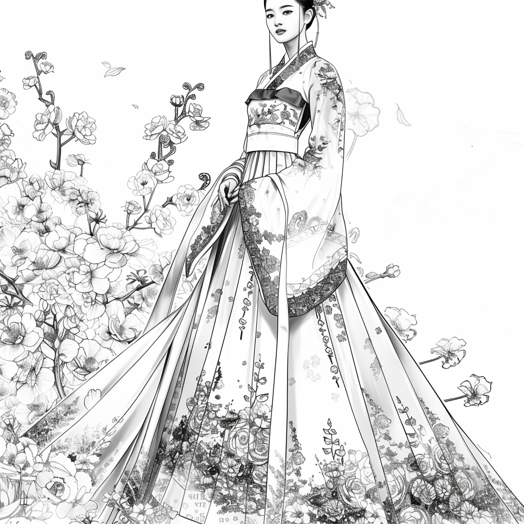 Dance of Blossoms and Silk