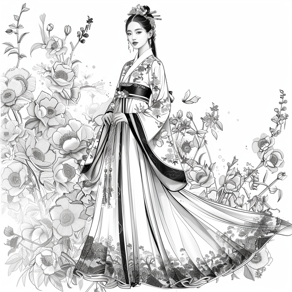 Dance of Blossoms and Silk