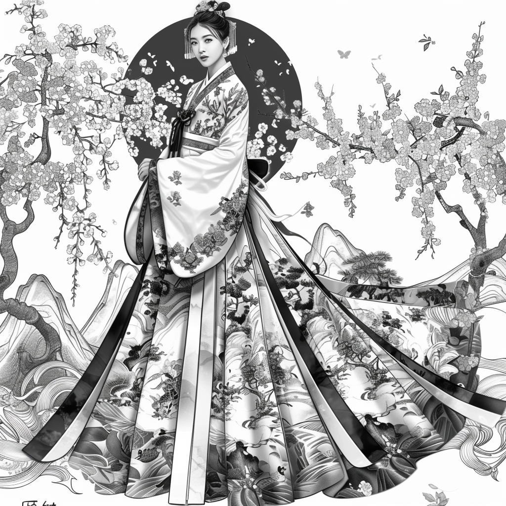 Dance of Blossoms and Silk