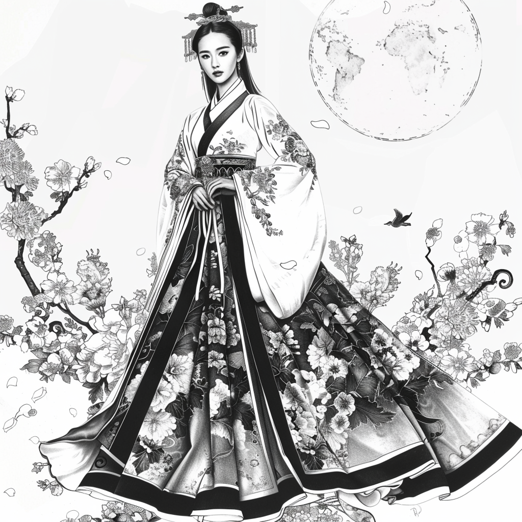 Dance of Blossoms and Silk