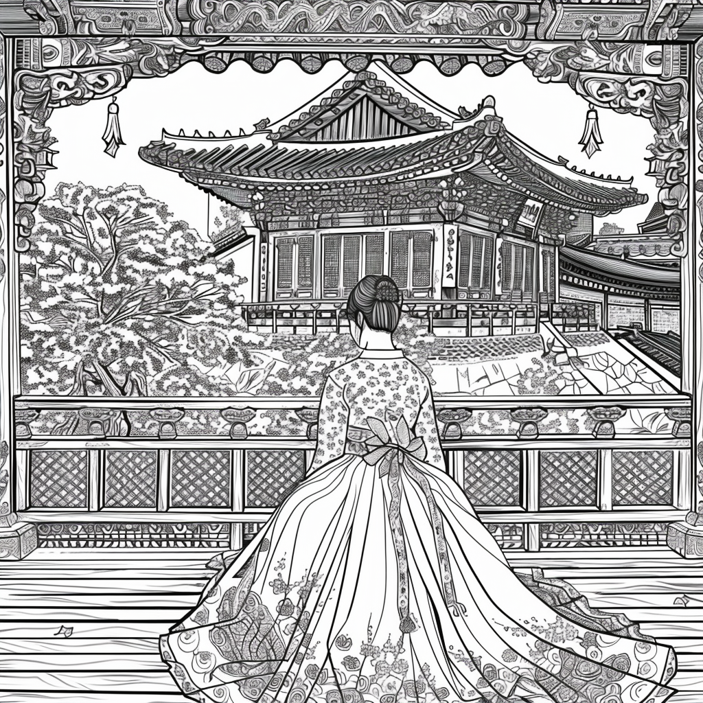 Whispers of the Palace Courtyard