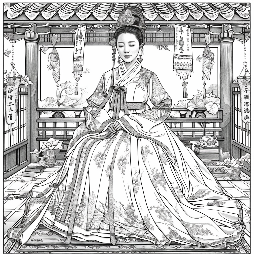 Whispers of the Palace Courtyard