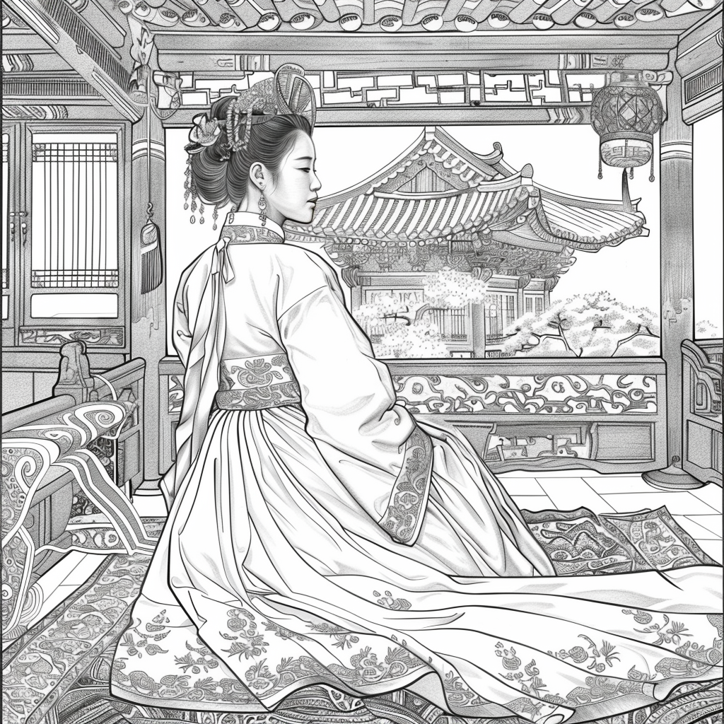 Whispers of the Palace Courtyard