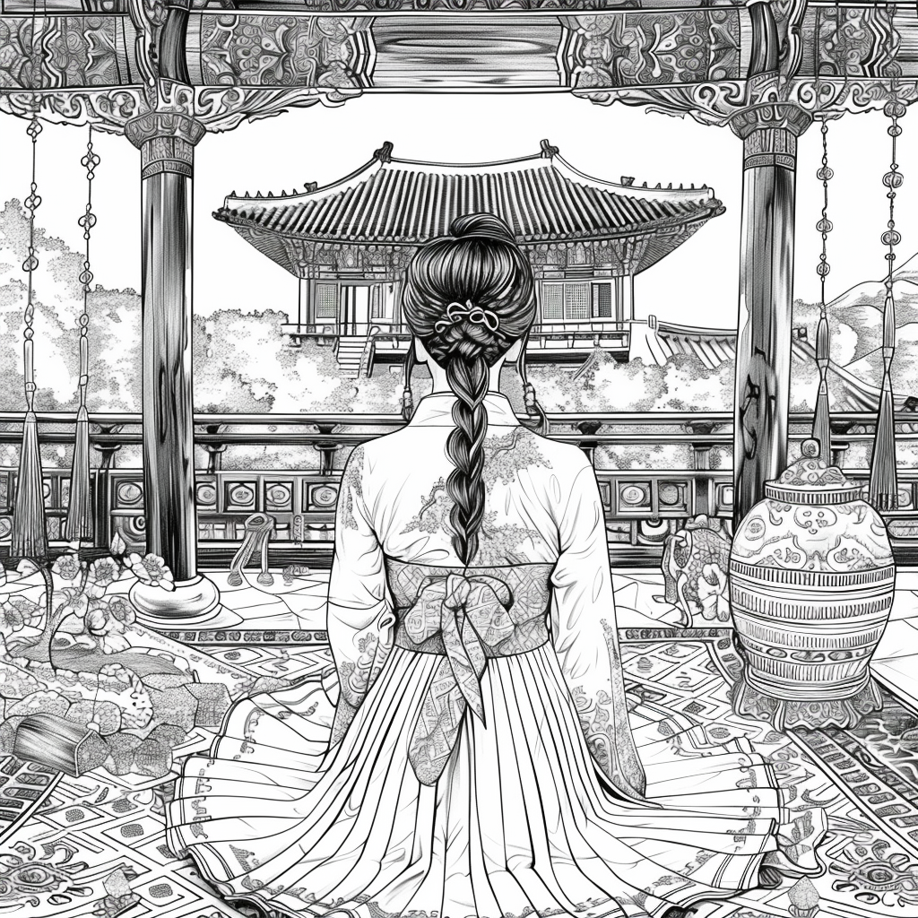 Whispers of the Palace Courtyard