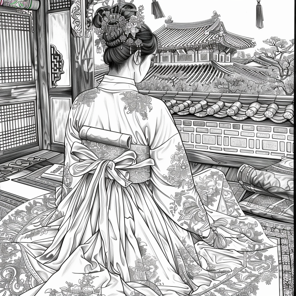 Whispers of the Palace Courtyard