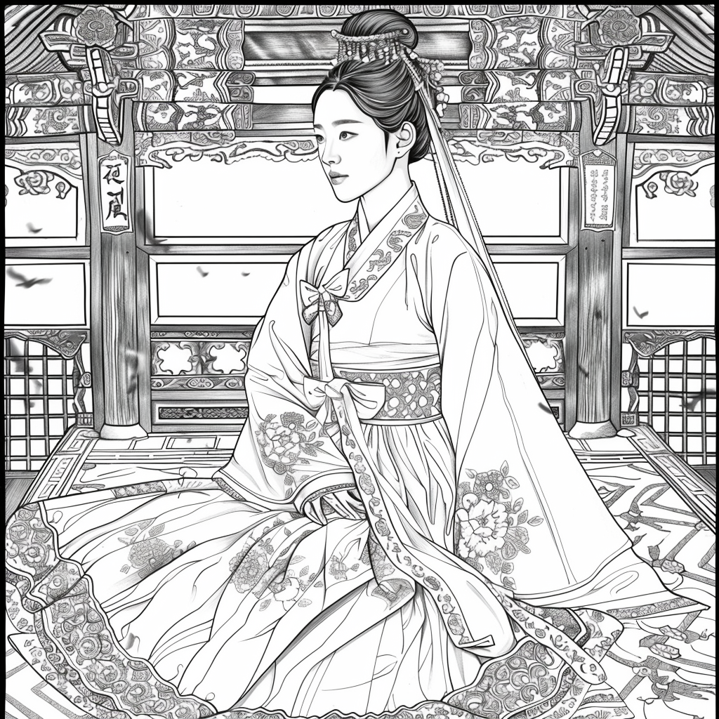 Whispers of the Palace Courtyard