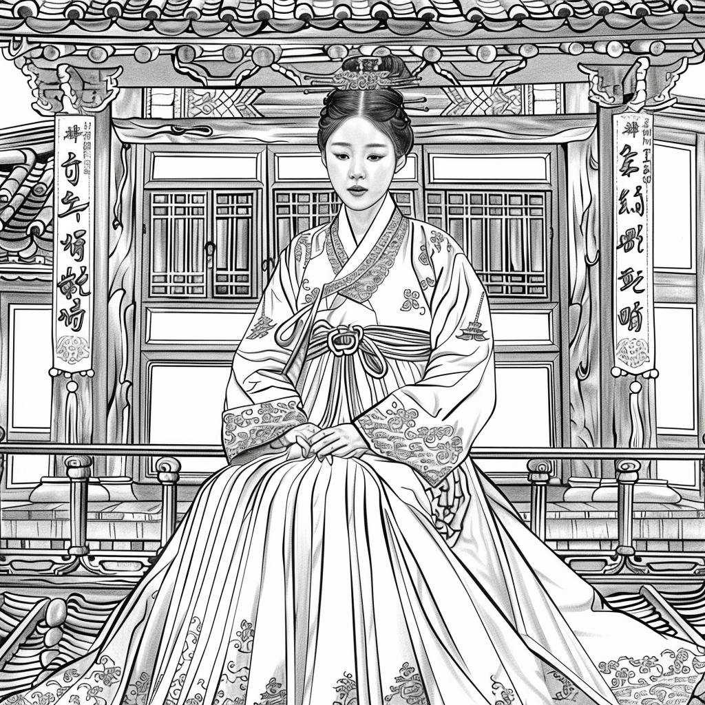Whispers of the Palace Courtyard