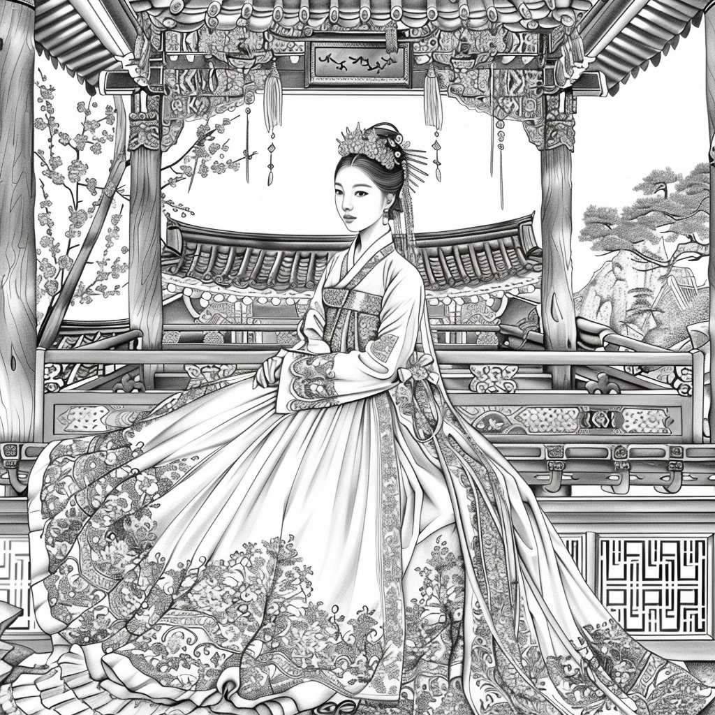 Whispers of the Palace Courtyard