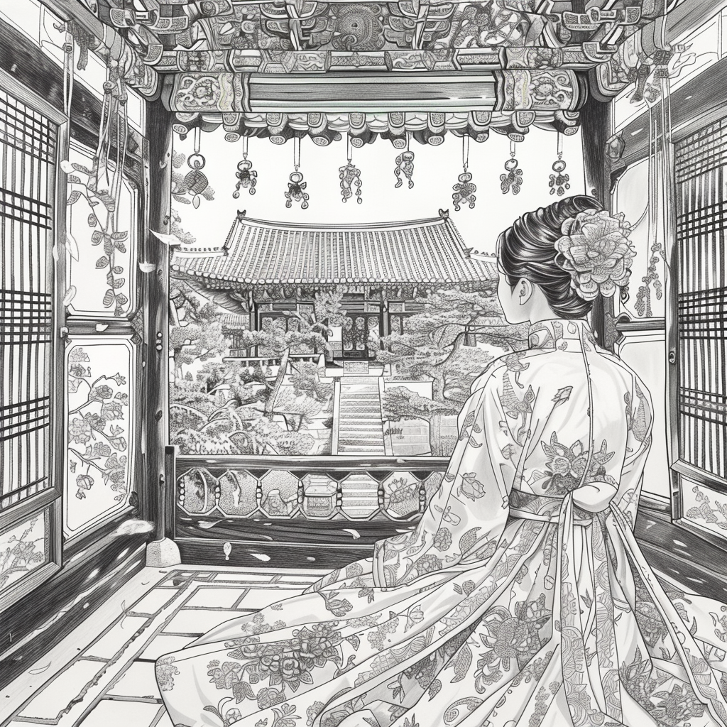 Whispers of the Palace Courtyard