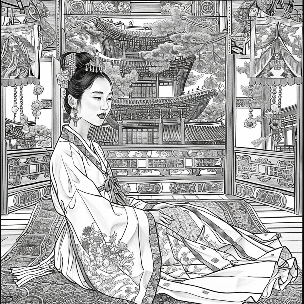 Whispers of the Palace Courtyard