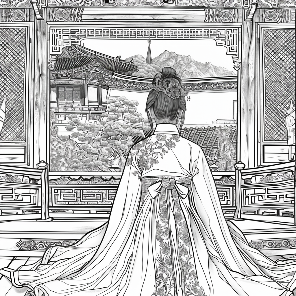 Whispers of the Palace Courtyard