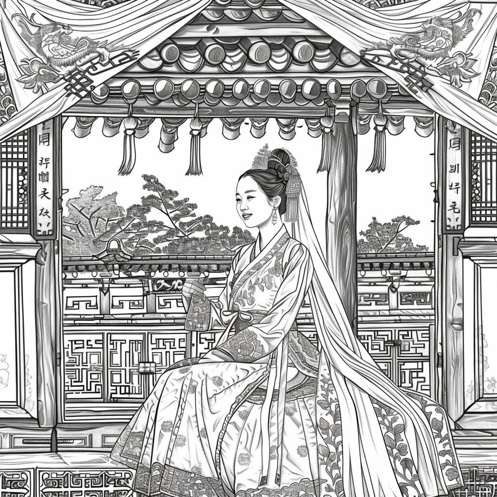 Whispers of the Palace Courtyard