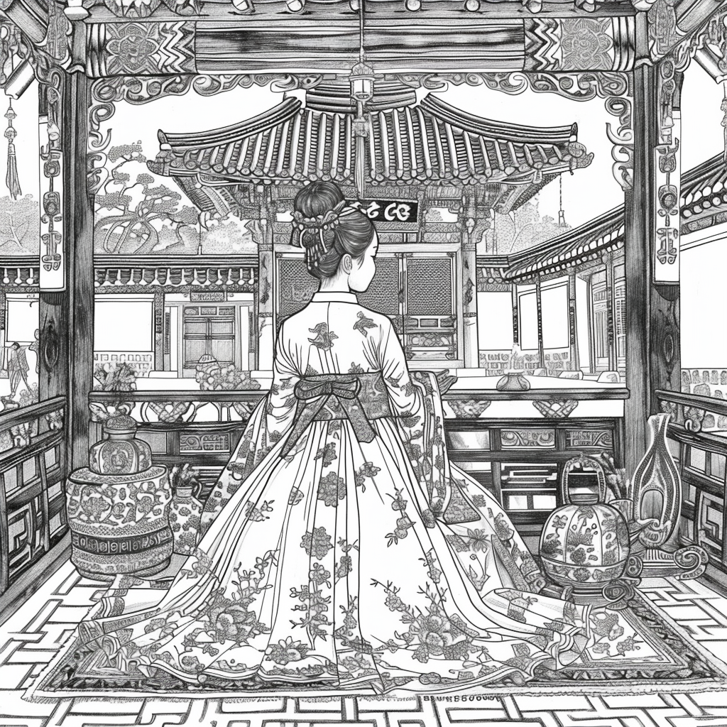 Whispers of the Palace Courtyard