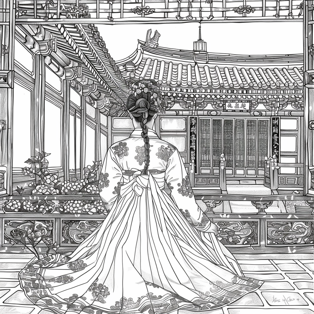 Whispers of the Palace Courtyard
