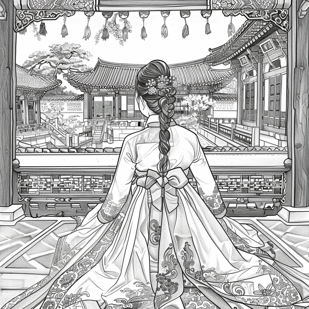 Whispers of the Palace Courtyard