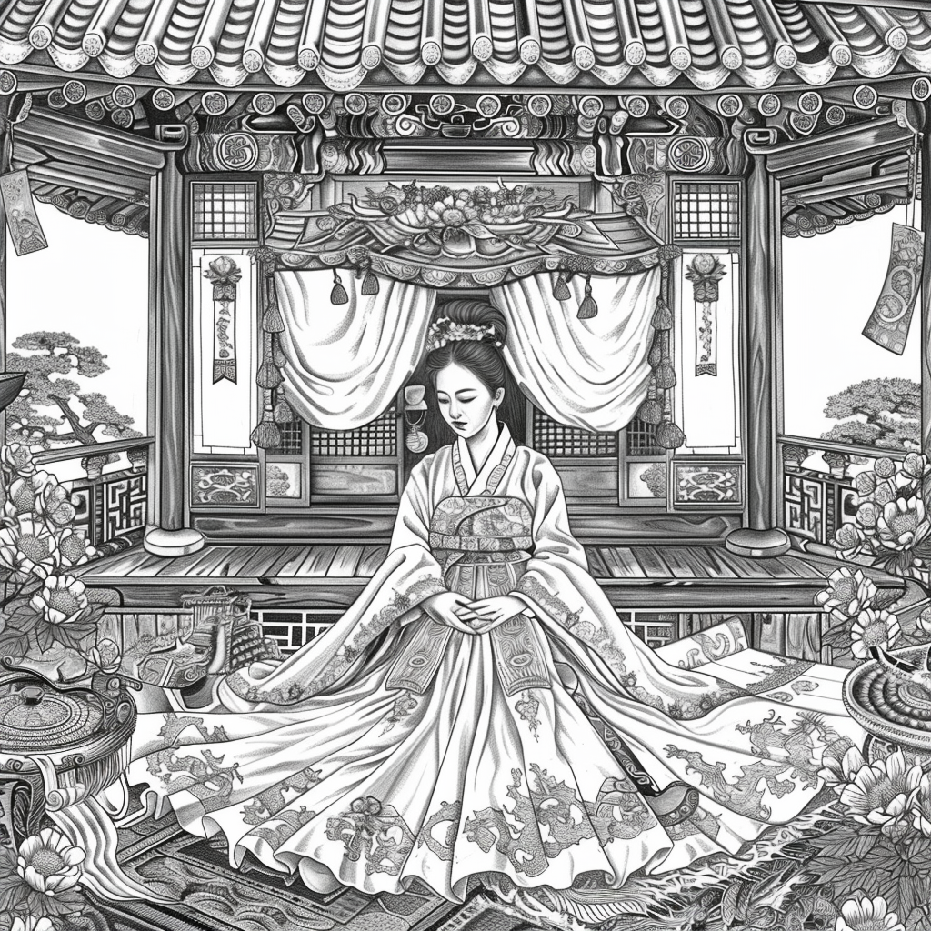 The Radiant Court Lady