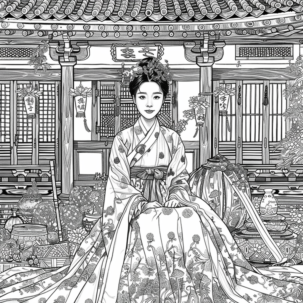 The Radiant Court Lady