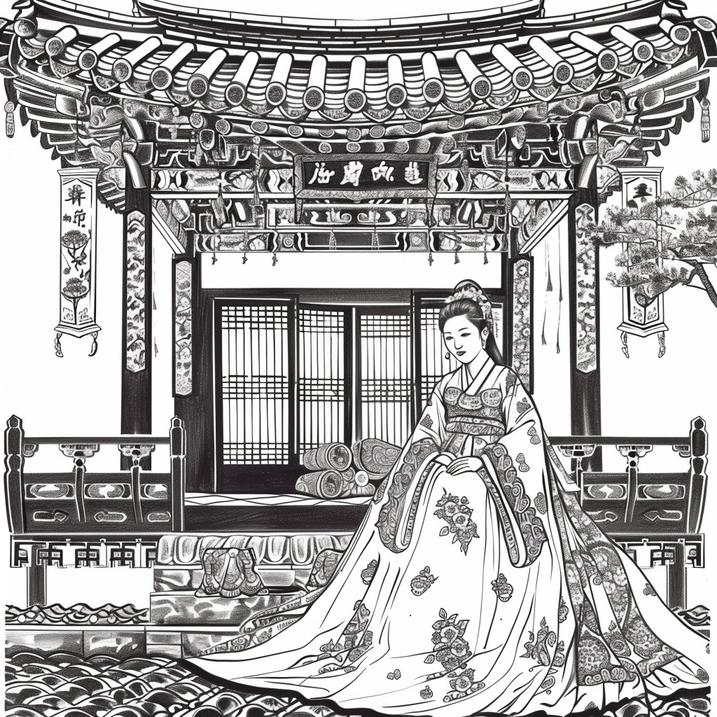 The Radiant Court Lady