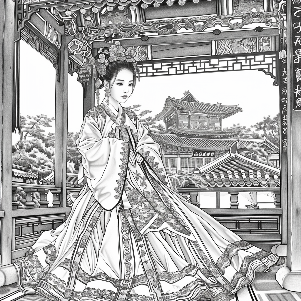 The Radiant Court Lady
