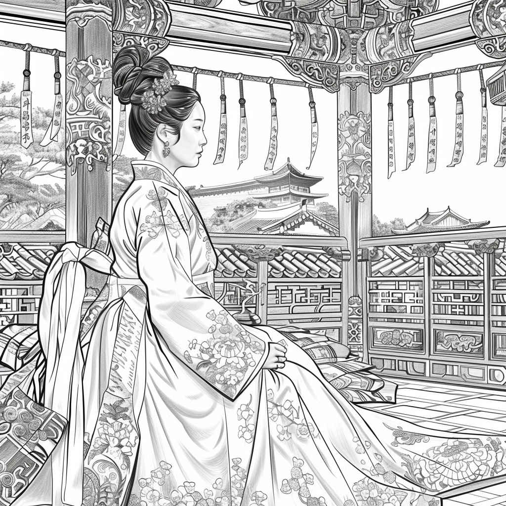 The Radiant Court Lady