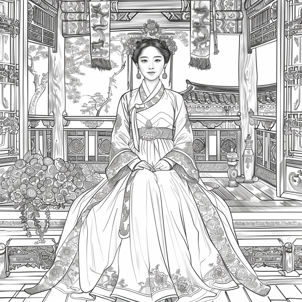 The Radiant Court Lady
