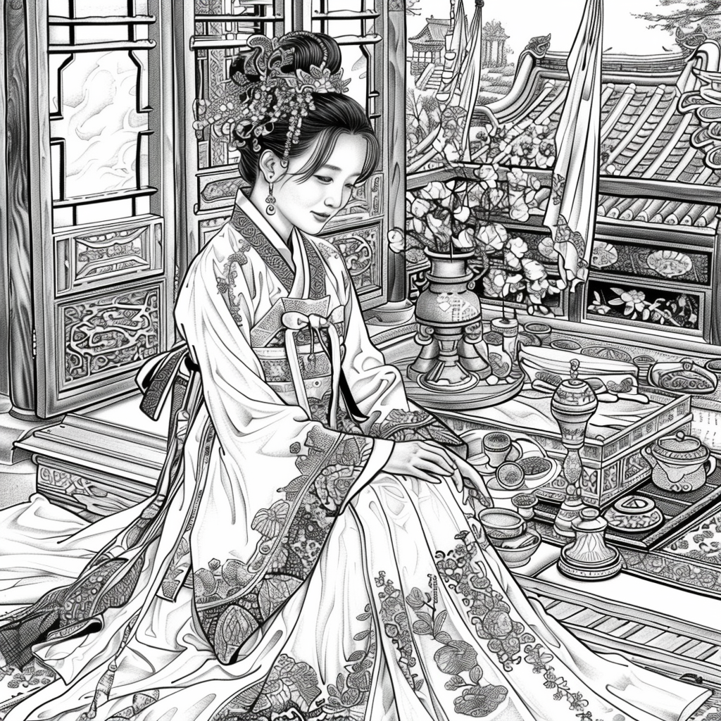 The Radiant Court Lady