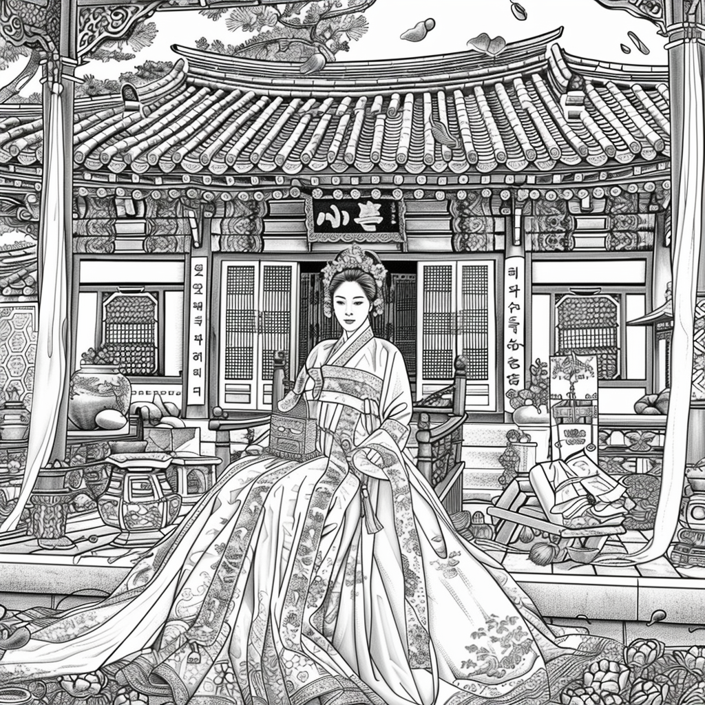 The Radiant Court Lady