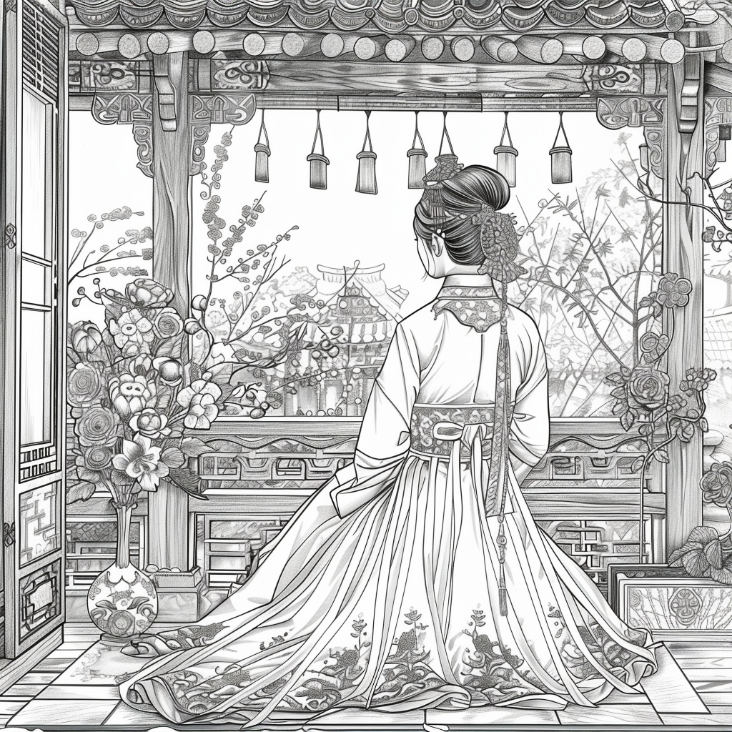 The Radiant Court Lady