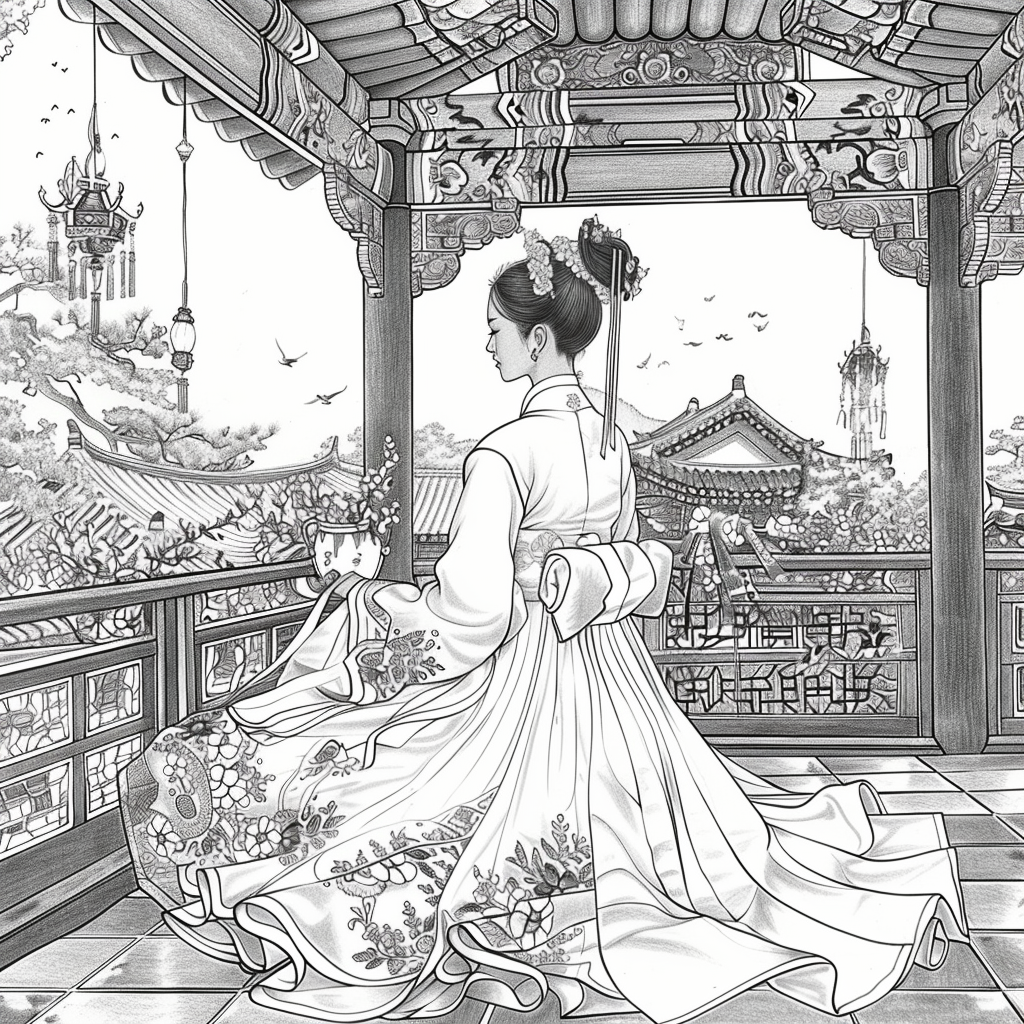 The Radiant Court Lady