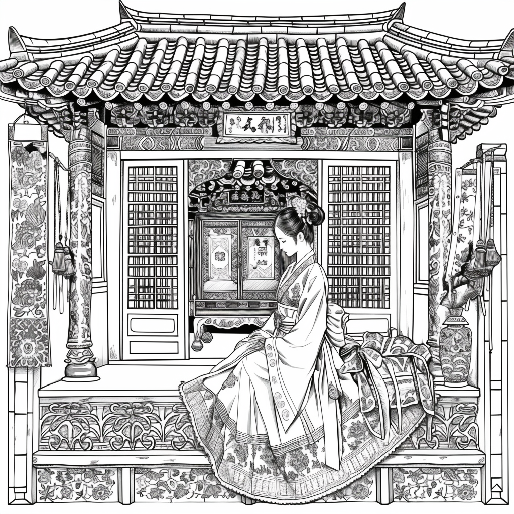 The Radiant Court Lady