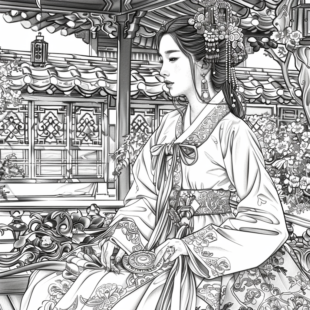 The Radiant Court Lady