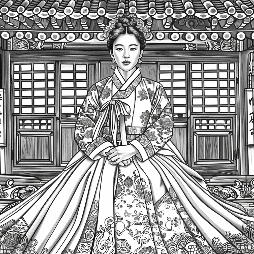 The Radiant Court Lady
