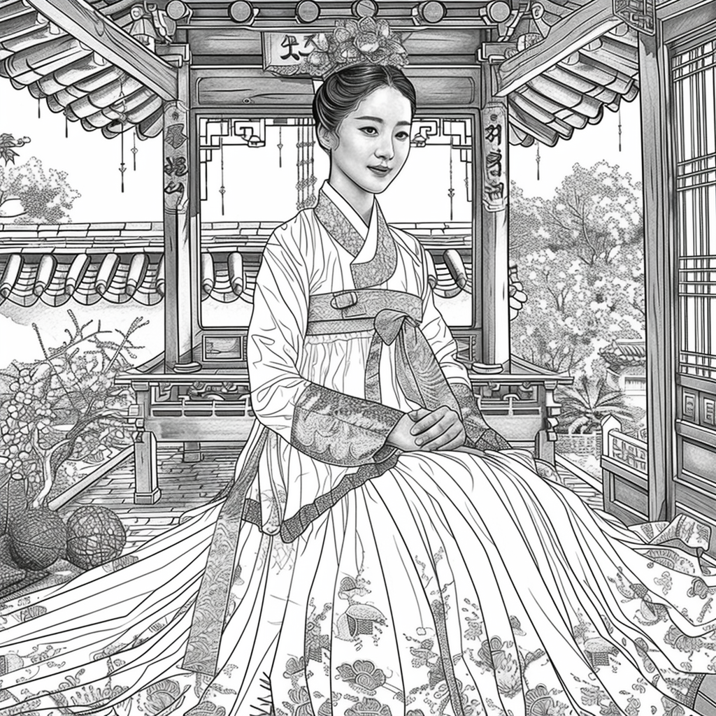 The Radiant Court Lady