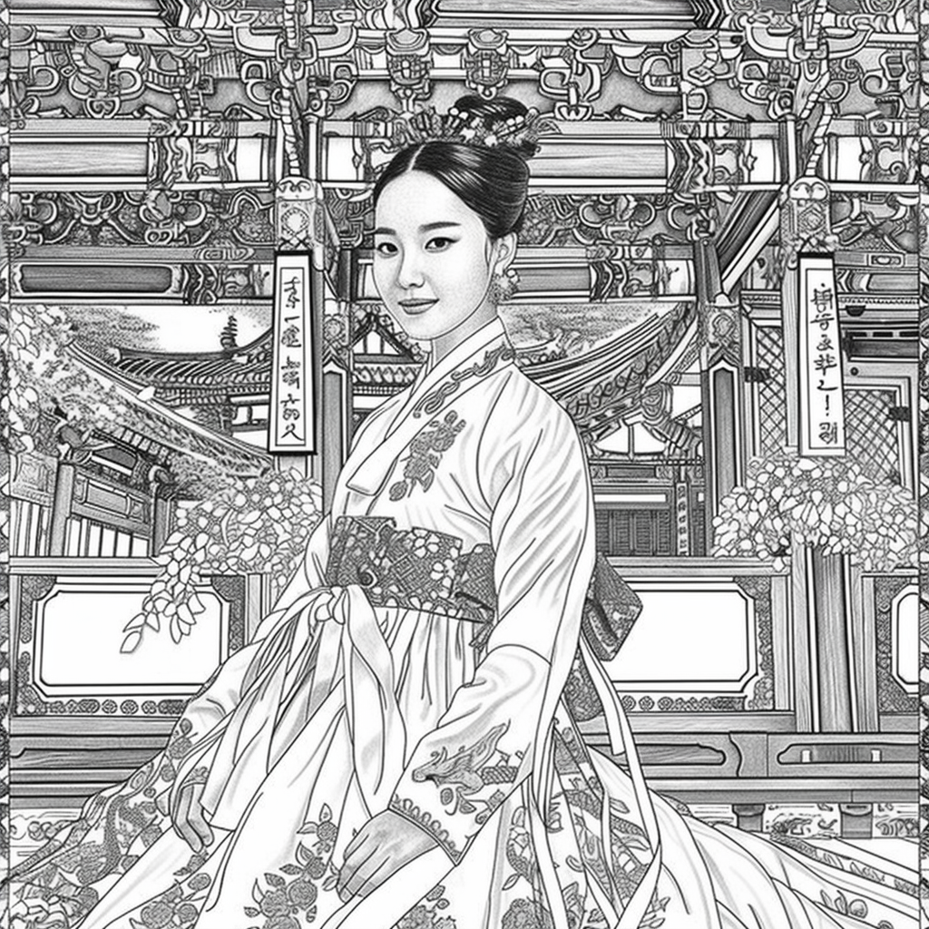 The Radiant Court Lady