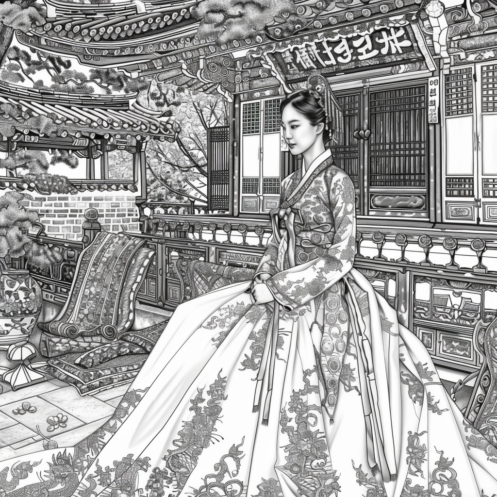 The Radiant Court Lady
