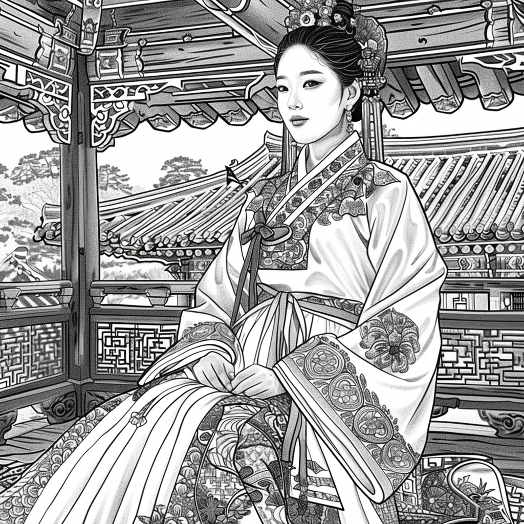 The Radiant Court Lady