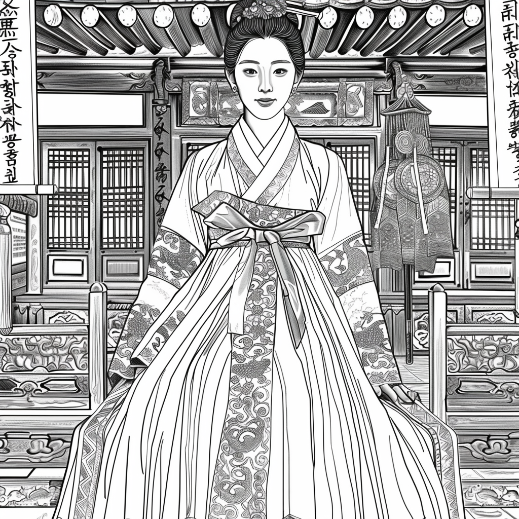 The Radiant Court Lady