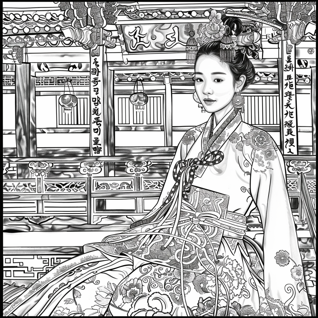 The Radiant Court Lady