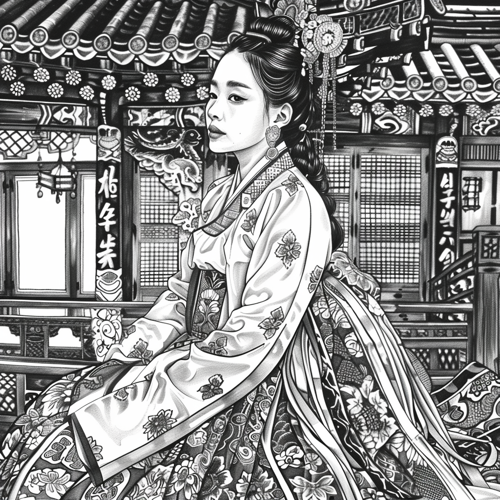 The Radiant Court Lady